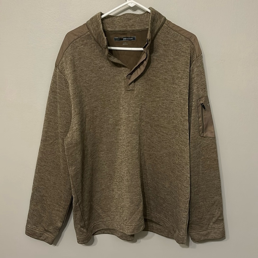 Greg Norman over the head sweater